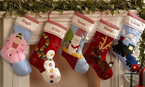 Изготовление рождественских носков из фетра ручной работы, рождественские носки своими руками