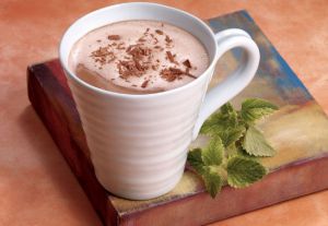 Холодный какао с мятными мармеладками
